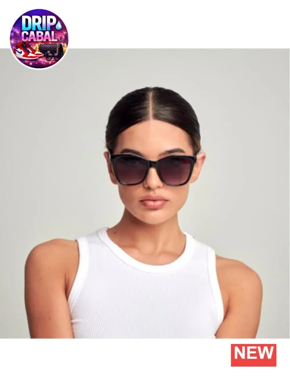UV400 Oversized Sunglasses Retro Modern Fashion Shades for Women Men